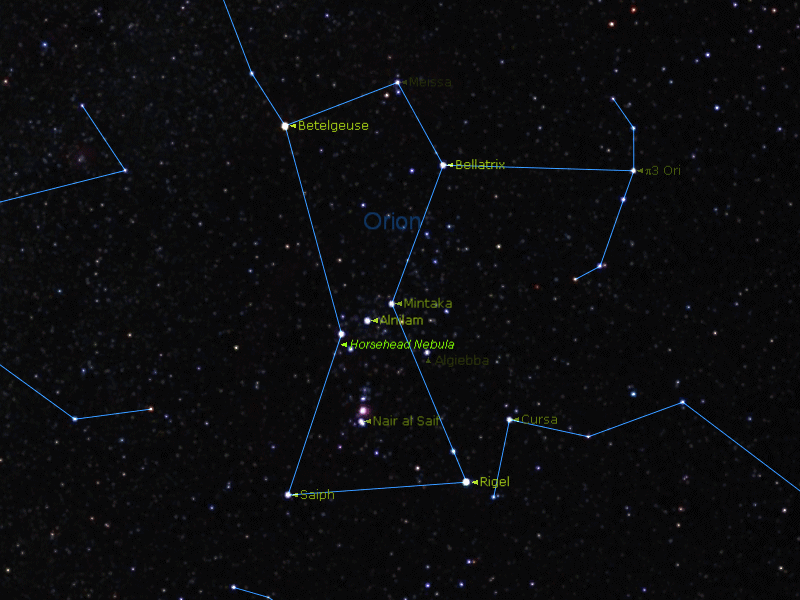 Localisation de Barnard 33